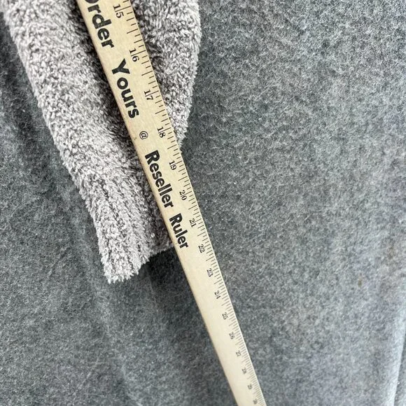 UGG Cardigan Womens XS Beige Button Front Fuzzy Cropped Sweater Polyester Cozy - Picture 7 of 11